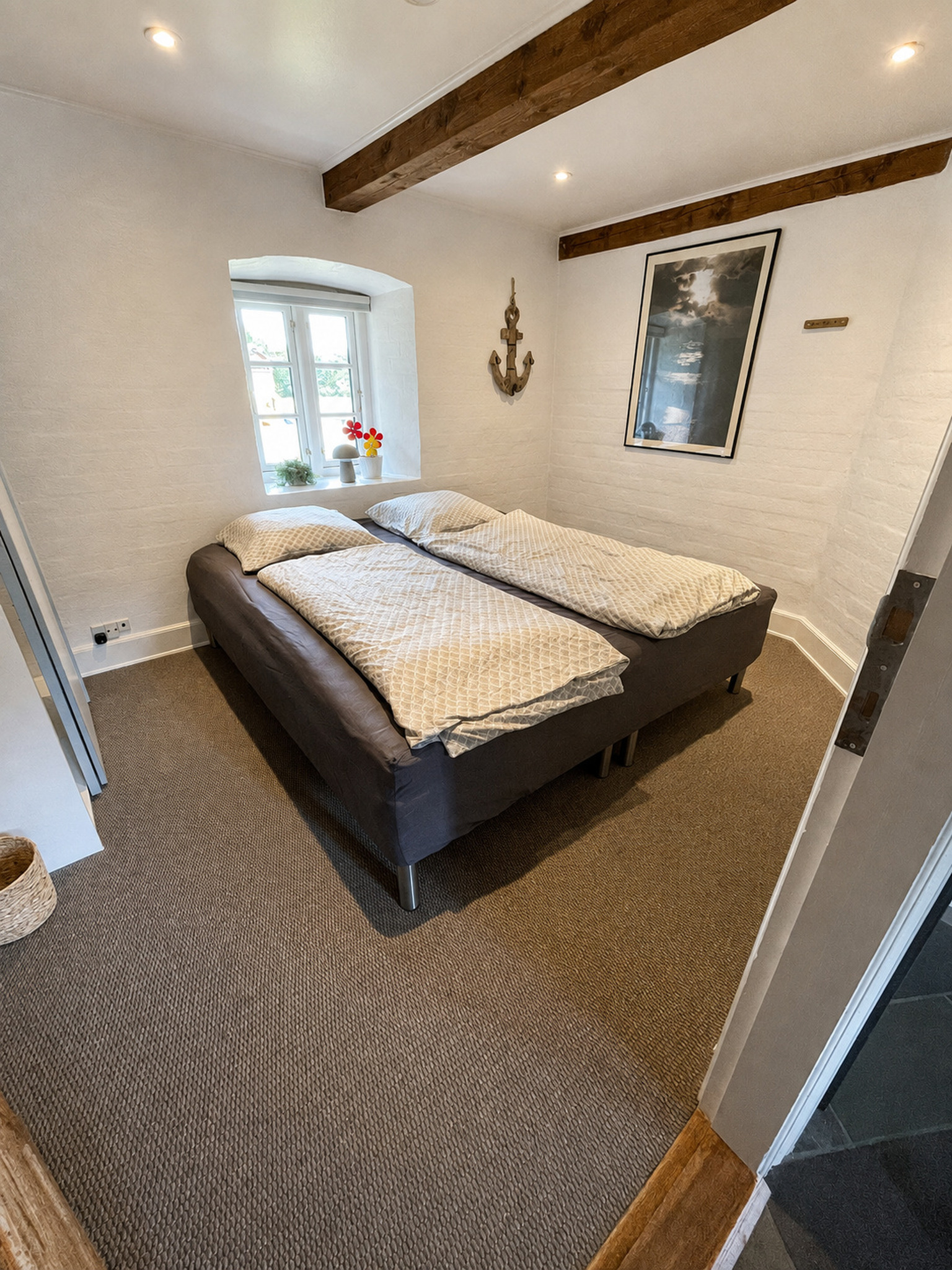 Schlafzimmer mit Doppelbett