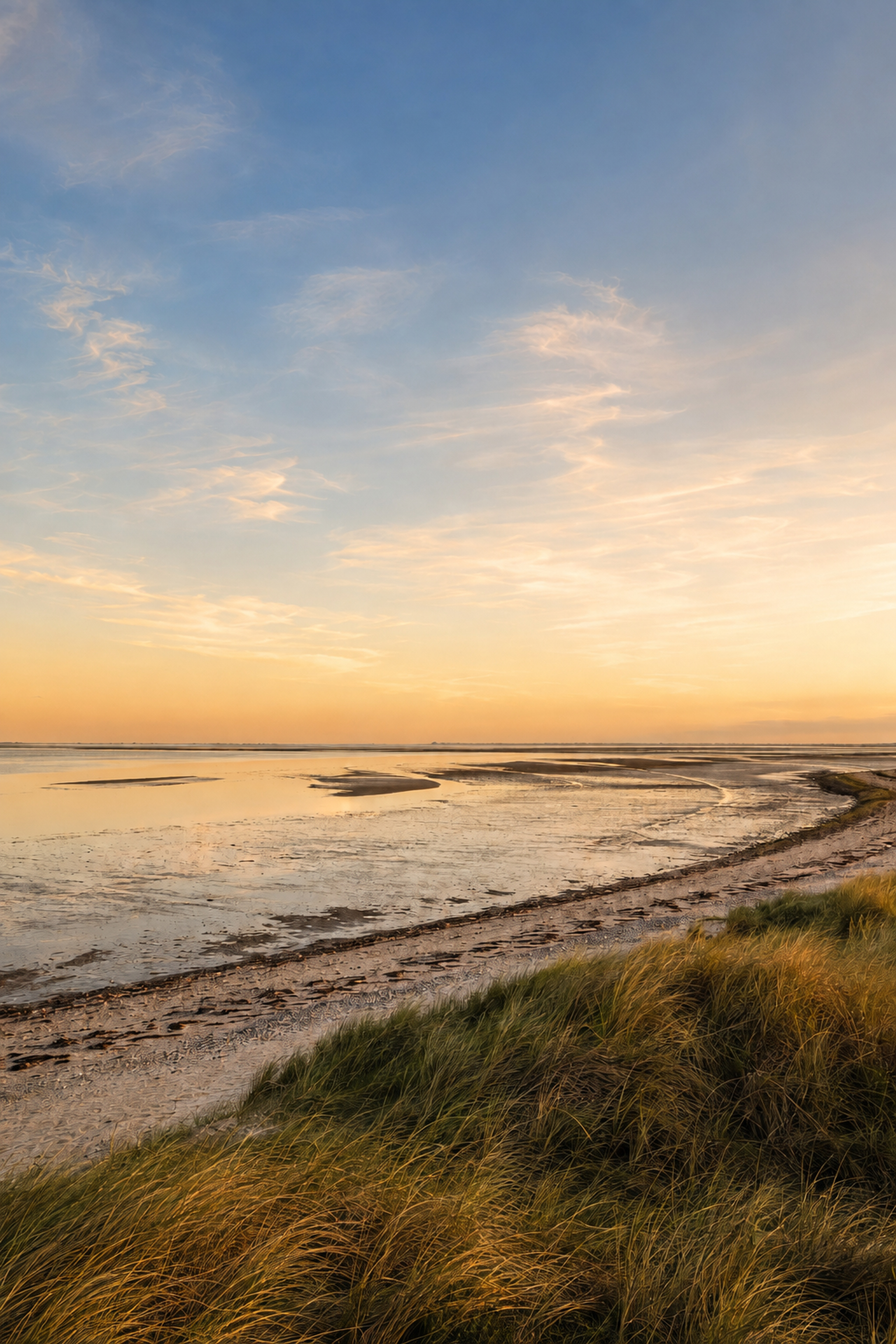 Abendstimmung am dänischen Wattenmeer